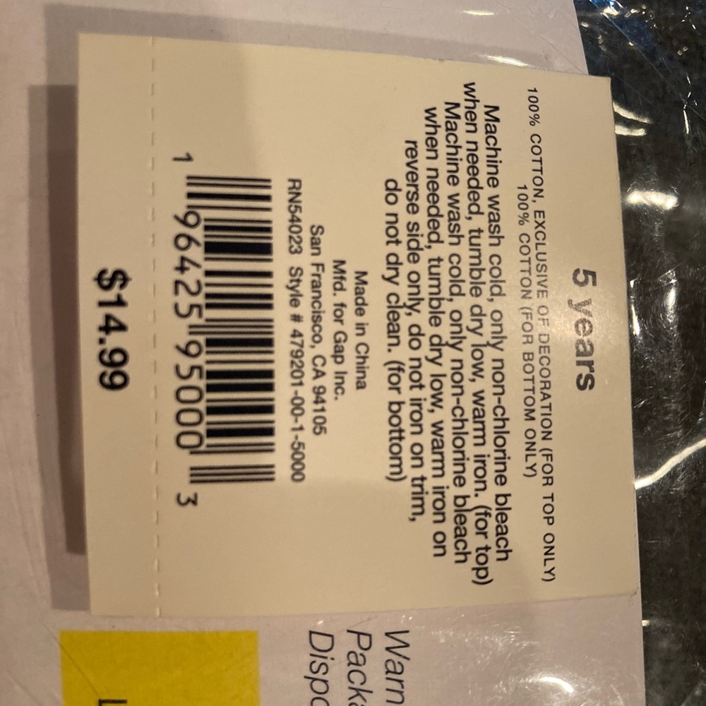 Gaps Kids PJ set - NWT - Picture 2 of 4